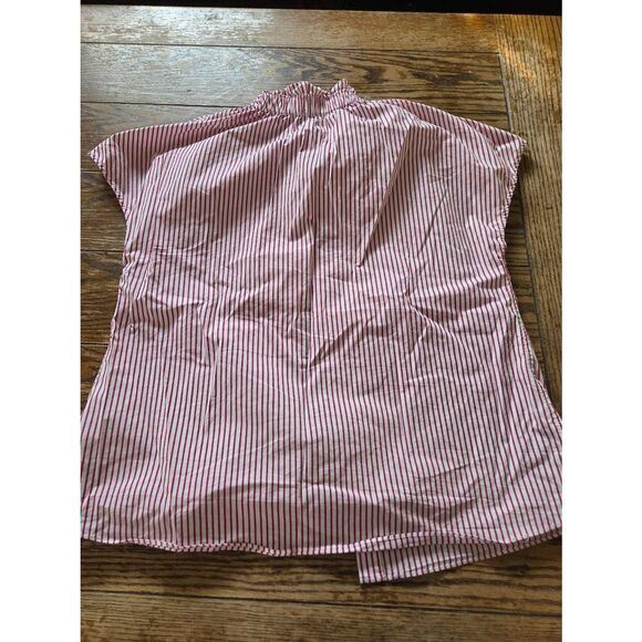 Tuckernuck Pomander Place Red Stripe Rae Blouse sz Medium - Picture 5 of 5